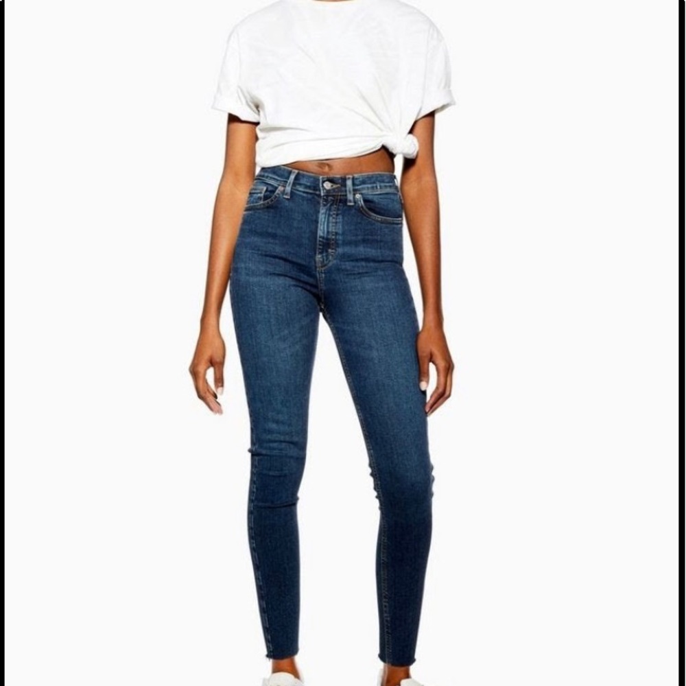 TOPSHOP Vintage Indigo Jamie Skinny Jeans